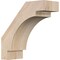 Ekena Millwork 5 1/2"W x 14"D x 14"H Merced Smooth Knee Brace, Douglas Fir BRC06X14X14MRC00SDF - alternate 1